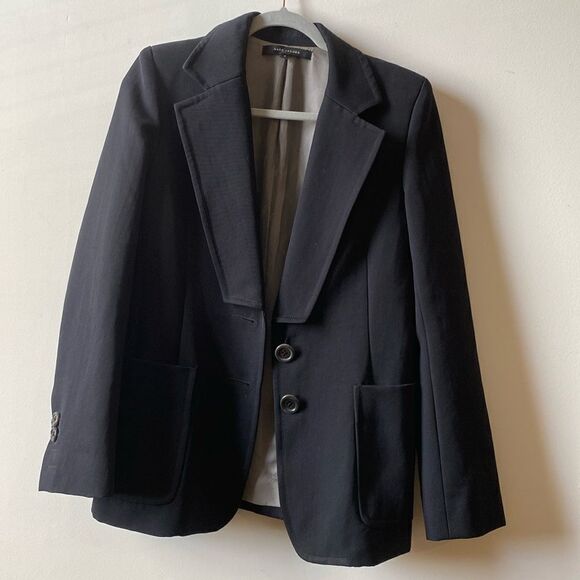 Marc Jacob’s Two Button Black Blazer Size 6 - Picture 1 of 5